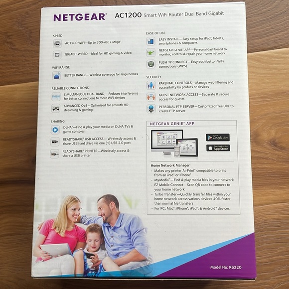 NETGEAR AC1200 Smart WiFi Router - Picture 5 of 6